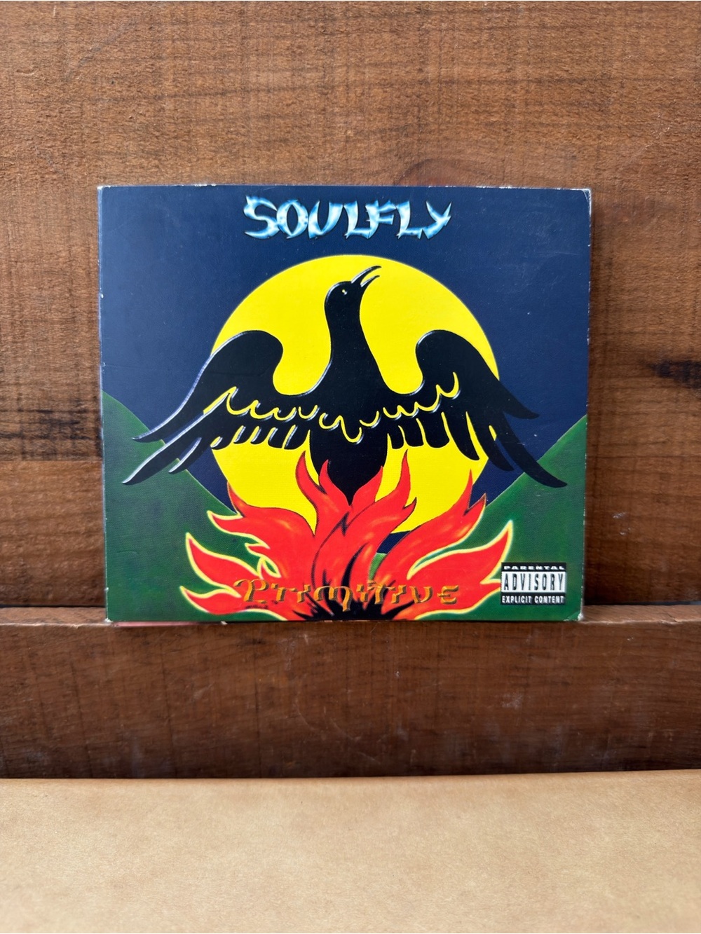 Soulfly Primitive CD 2000 bonus tracks digipak parental advisory